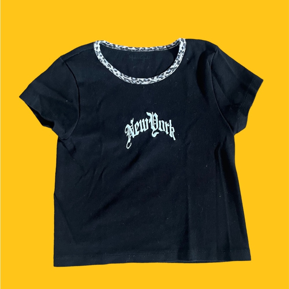 john galt/brandy melville new york cheetah ashlyn top